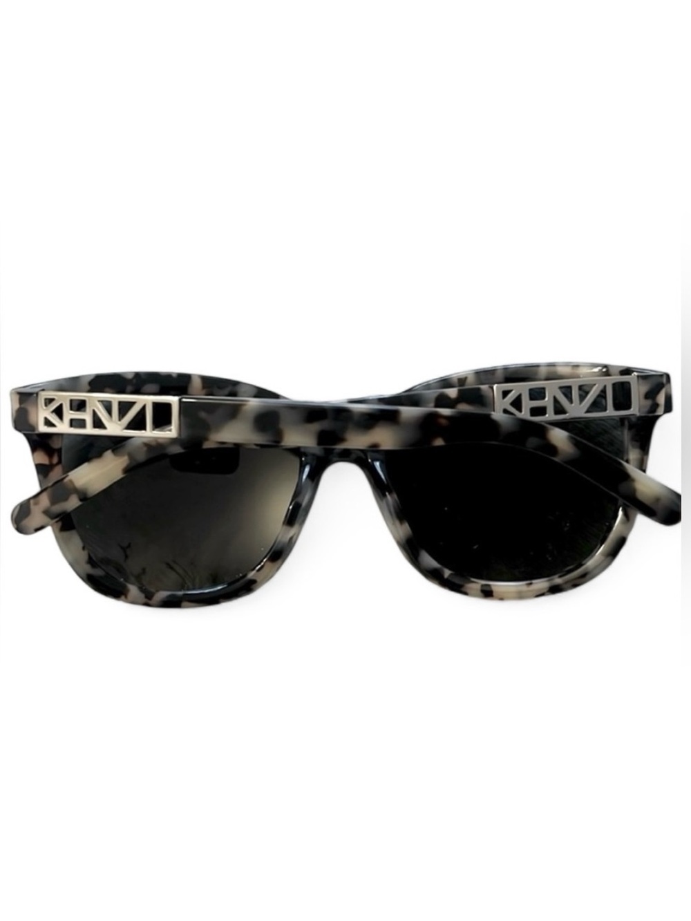 NEW KENZO Unisex Tortoiseshell Logo Oversized Acetate Sunglasses